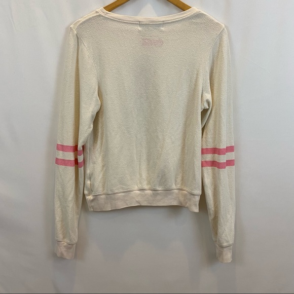 Wildfox Coca Cola Lip Tease Jumper Pullover Sweater in white with coke bottle XS - Picture 8 of 15